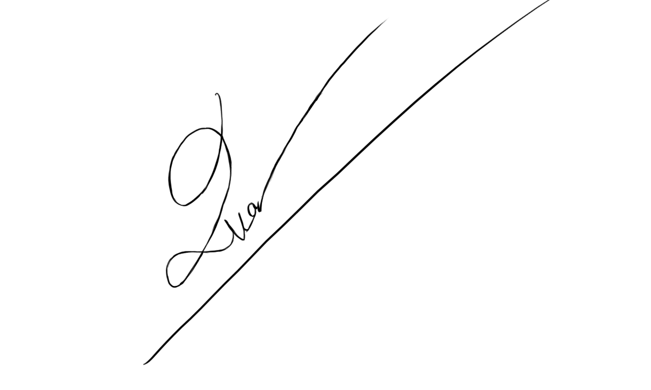 Chữ ký Nhật Quang ký tay
