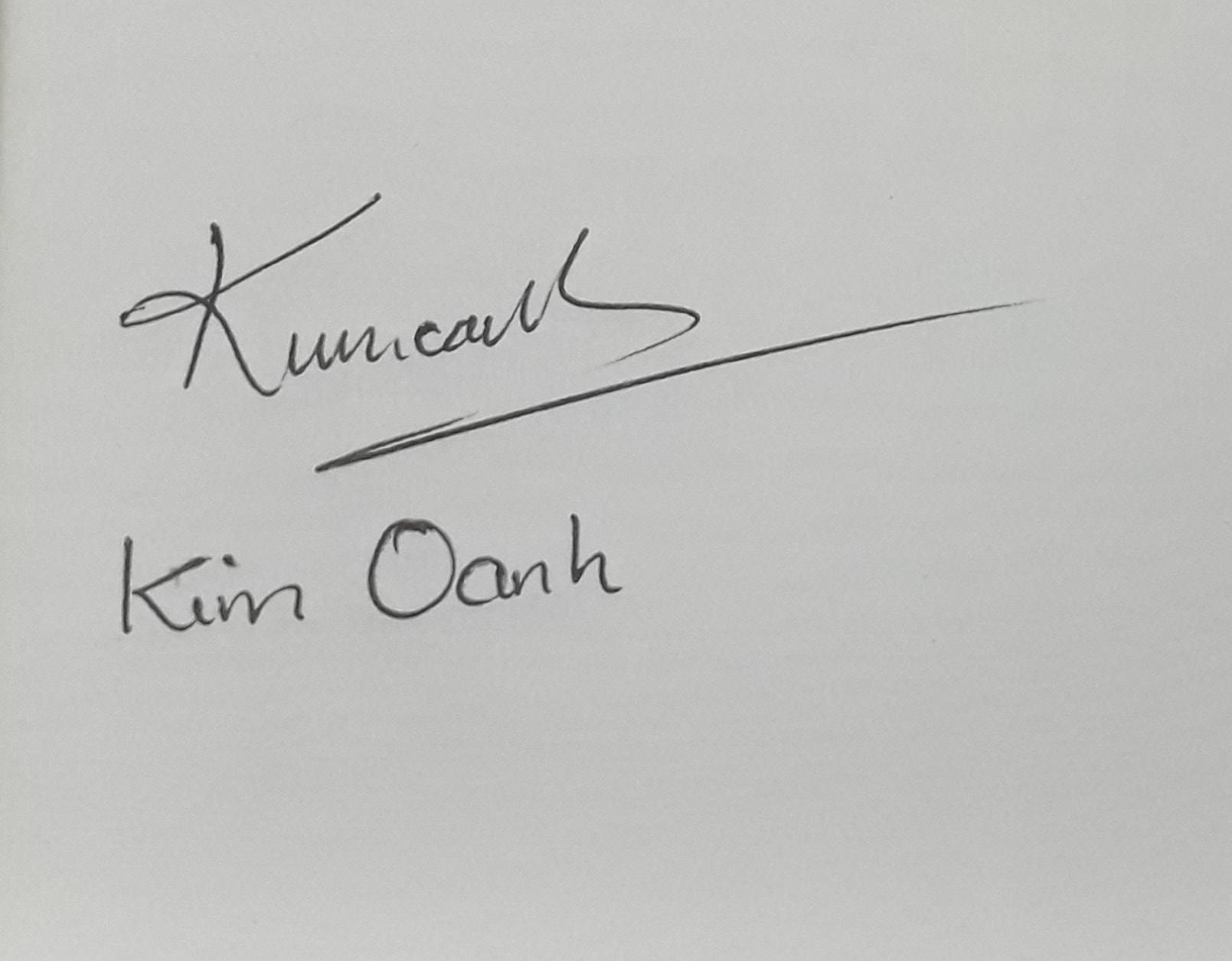 Chữ ký tay Kim Oanh