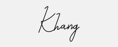 Chữ Ký Đẹp Tên Khang