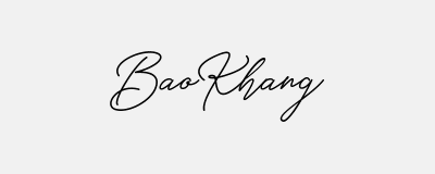 Mẫu Chữ Ký Tên Bảo Khang