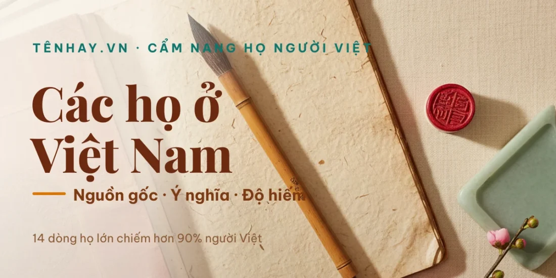 Các họ ở Việt Nam: nguồn gốc, ý nghĩa và độ hiếm