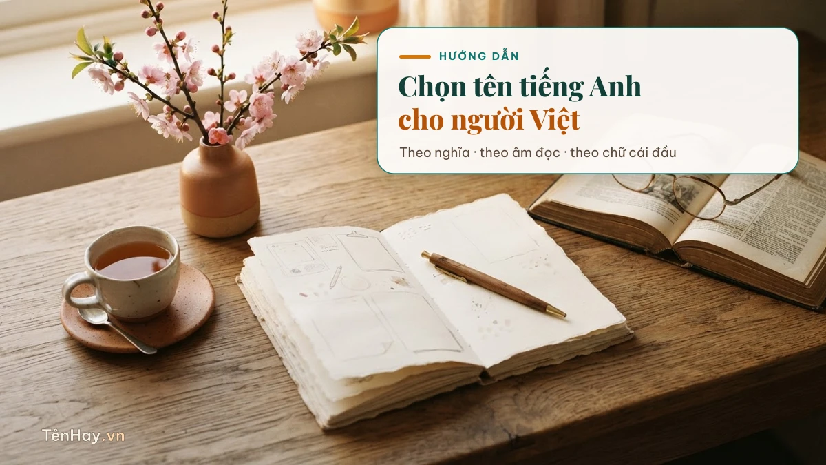 Cách chọn tên tiếng Anh cho người Việt theo nghĩa, âm đọc và chữ cái đầu