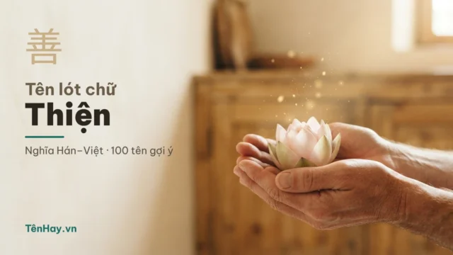 Tên lót chữ Thiện: gợi ý tên bé trai, bé gái & phân biệt với Thiên